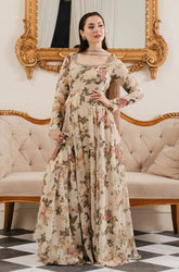 Lulusar - Summer 3PC Lawn Maxi Digital Printed Dress - SS0832