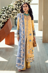 Summer 3PC Lawn Chikankari Embroidered Suit - SS0723