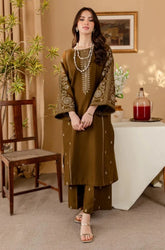 Baroque - 2PC Lawn Embroidered Shirt and Trouser - SRZ01080