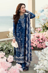 Summer 3piece Lawn Embroidered Suit - SS0757