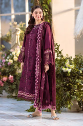 Summer 3PC Lawn Chikankari Embroidered Suit - SS0719