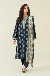 Summer 3PC Lawn Digital Printed Dress - SS0708