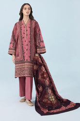 Summer 3PC Lawn Digital Printed Dress - SS0704