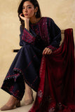 ZARA SHAH JAHAN - Winter 3PC DHANAK EMBROIDERED SS80B