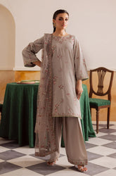 Summer 3PC Lawn Embroidered Suit - SS0678