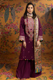 Faiza Faisal - Summer 3PC Lawn Embroidered Suit - SS0682