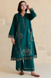 Limelight - 2PC Dhanak Embroidered Shirt and Trouser - SS0965
