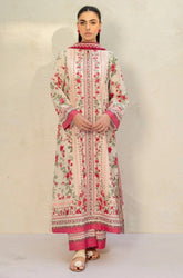 Summer 3PC Lawn Digital Printed Dress - SS0701