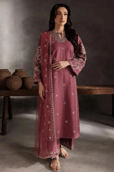Batik - 3PC Lawn Embroidered Shirt with Chiffon Embroidered Dupatta and Trouser - SS0644