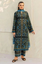 JAZMIN - 3PC Lawn Printed Shirt with Lawn Printed Dupatta and Trouser - SS0700