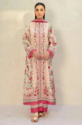 JAZMIN - 3PC Lawn Printed Shirt with Lawn Printed Dupatta and Trouser - SS0701