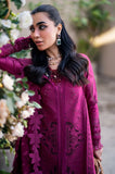 QALAMKAR - 3PC Lawn Chikankari Embroidered Shirt with Chiffon Embroidered Dupatta and Trouser - SS0011