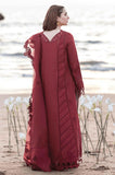 QALAMKAR - 3PC Lawn Chikankari Embroidered Shirt with Chiffon Embroidered Dupatta and Trouser -SS0021