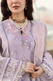 Qalamkar - 3PC Lawn Chikankari Embroidered Shirt with Slub Net Printed Dupatta and Trouser - SA0116