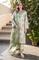 XENIA - 3PC Lawn Printed Shirt with Lawn Printed Dupatta and Trouser - SS0699
