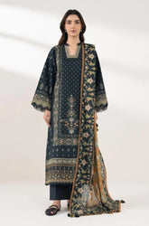 SAPPHIRE - 3PC Lawn Printed Shirt with Lawn Printed Dupatta and Trouser - SS0706