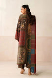 Baroque - Winter 3PC Khaddar Digital Printed Shirt with Khaddar Print Dupatta and Trouser - SS0590