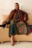 Baroque - Winter 3PC Khaddar Digital Printed Shirt with Khaddar Print Dupatta and Trouser - SS0590