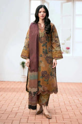 BAROQUE - 3PC Lawn Printed Shirt with Lawn Printed Dupatta and Trouser - SS0716