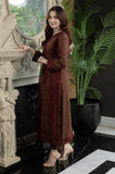 ASIM JOFA - 3PC Dhanak Embroidered Shirt with Dhanak Embroidered Dupatta and Trouser - SS0988