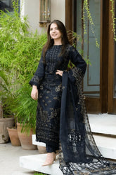 Bareeze - 3PC Lawn Embroidered Shirt with Lawn Embroidered Dupatta and Trouser - SU00010