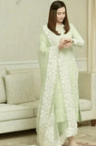 Bareeze - 3PC Lawn Embroidered Shirt with Organza Embroidered Dupatta and Trouser t - SB0157