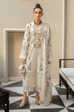Crimson - 3PC Lawn Chikankari Embroidered Shirt with Khadi Net Embroidered Dupatta and Trouser- SS0597