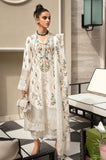 Crimson - 3PC Lawn Chikankari Embroidered Shirt with Khadi Net Embroidered Dupatta and Trouser- SS0597