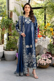 MUSHQ - 3PC Lawn Embroidered Shirt with Khadi Net Embroidered Dupatta and Trouser - SS0720