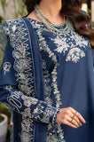 MUSHQ - 3PC Lawn Embroidered Shirt with Khadi Net Embroidered Dupatta and Trouser - SS0720
