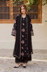 BATIK - 3PC Lawn Embroidered Shirt with Chiffon Embroidered Dupatta and Trouser - SS0731