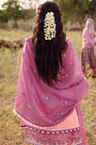 RANG RASIYA - 3PC Lawn Embroidered Shirt with Organza Embroidered Dupatta and Trouser - SS0761