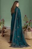 Mohagni - 3PC Dhanak Embroidered Shirt With Dhanak Embroidery Dupatta and Trouser - SU0073
