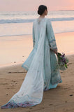 QALAMKAR - 3PC Lawn Embroidered Shirt with Monar Embroidered Dupatta and Trouser - SS0754