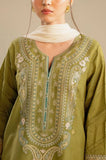 ZARA SHAHJAHAN - 3PC Lawn Embroidered Shirt with Chiffon Embroidered Dupatta and Trouser - SS0749