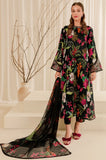 Baroque - 3PC Khaddar Digital Printed Shirt with Khaddar Printed Dupatta and Trouser - SS0457