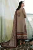 Zara Shahjahan - 3PC Dhanak Embroidered Shirt with Dhanak Embroidered Dupatta and Trouser - SS0449