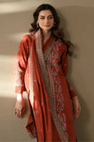 Binilyas - 3PC Dhanak Embroidered Shirt with Dhanak Embroidered Dupatta and Trouser - SS0511