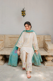 Kastoor - Winter 3Pcs Dhanak Embroidered Suit - SB0013
