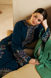 Zara Shahjahan - Winter 3PcsDhanak Embroidered Suit - SB0039