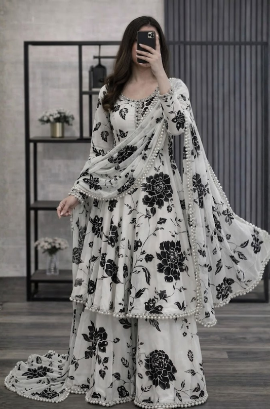 Printed Maxi Dress at Bluefery
