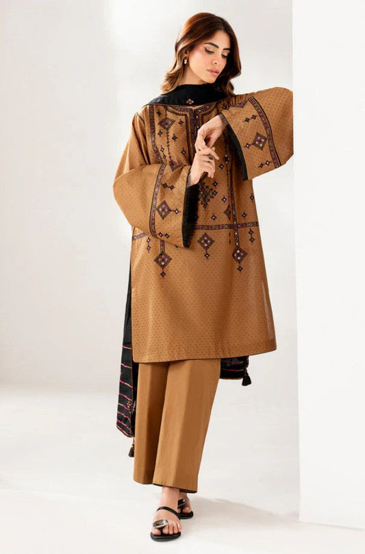 3 piece embroidered lawn suit