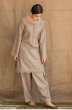 3PC Dhanak Shirt With Dhanak Embroidered Dupatta and Trouser - SS0956