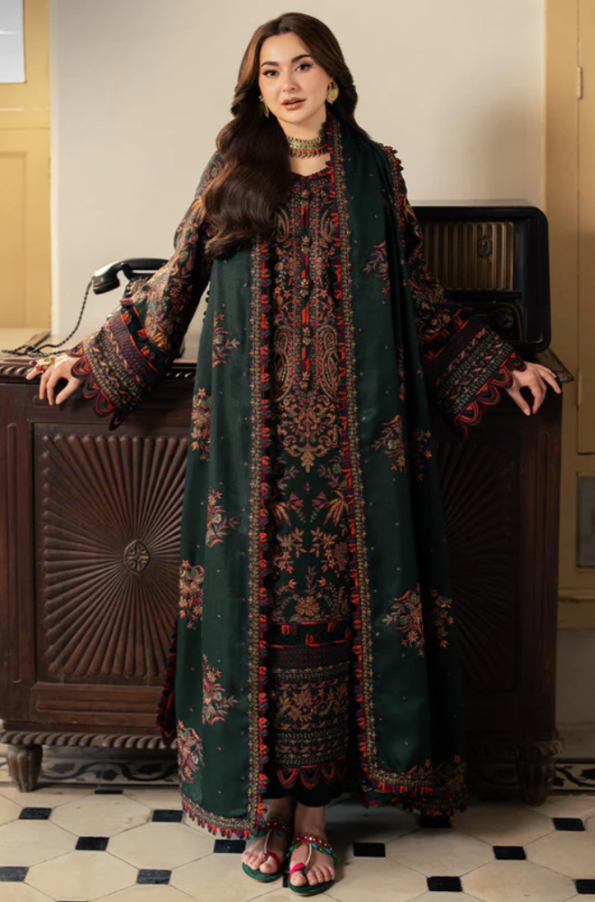 Asim Jofa - 3PC Lawn Embroidered Suit - SA0130