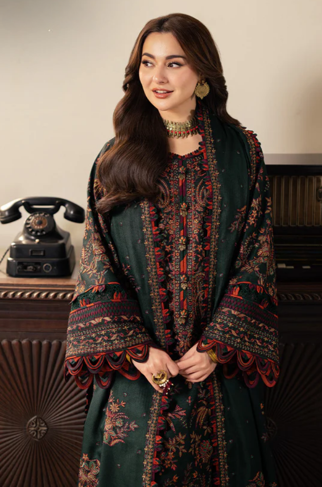 Asim Jofa - 3PC Lawn Embroidered Suit - SA0130