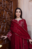 Summer 3PC Lawn Embroidered Suit- SS0734