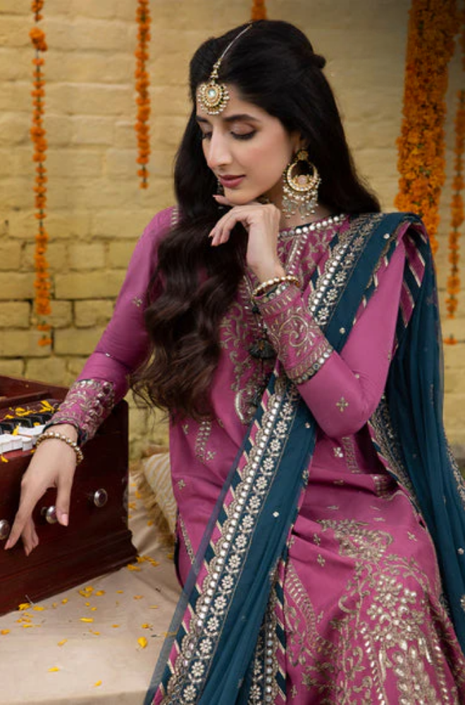 Asim Jofa - 3PC Lawn Embroidered Suit -SS0308