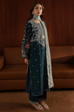 Azure - Winter 3PC Dhanak Embroidered Suit - SS0425