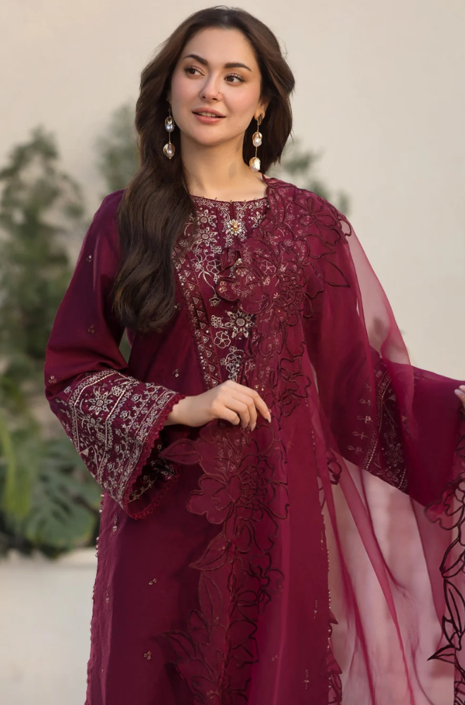Allys - 3PC Lawn Embroidered Suit - SS0113