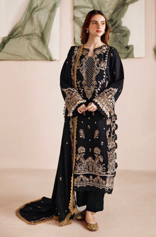 Summer 3PC Lawn Embroidered Suit - SS0669
